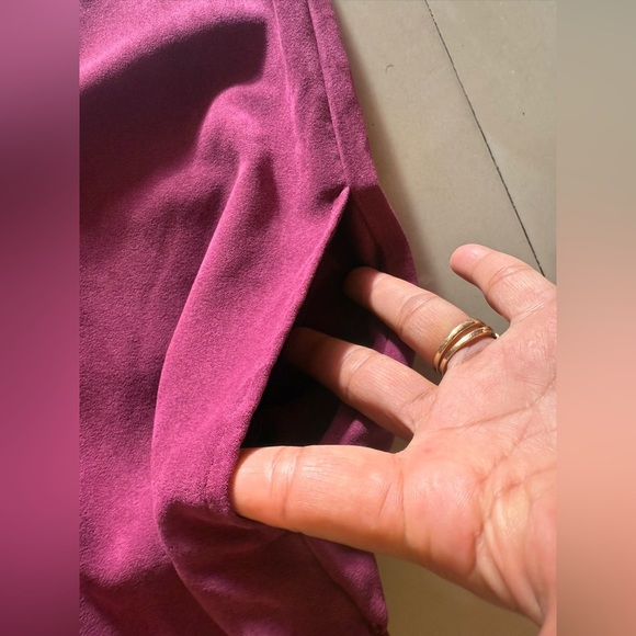 Alfred Dunner Women's Plus Idea Velour Pants Red Size 10 - Picture 14 of 16